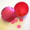 Pink Bingo Ball Magnet-W/100 Chip